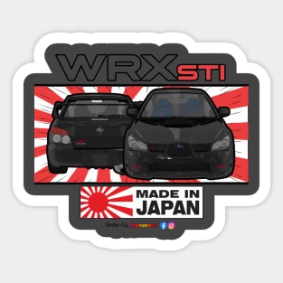 WRX STI IMPREZA Black Sticker